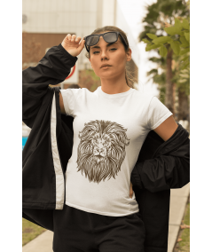 Camiseta Mujer - EK-LionFace